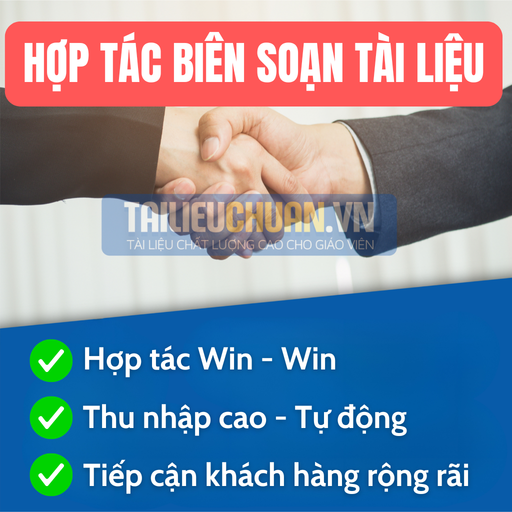 Tailieuchuan.vn - Tuyển Chọn Giáo Viên Hợp Tác Biên Soạn Tài Liệu