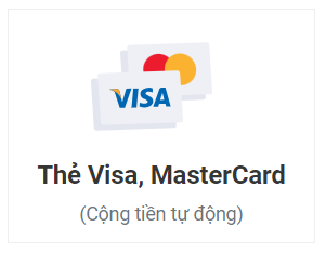 Hướng dẫn NẠP TIỀN BẰNG THẺ VISA/MASTER CARD trên website